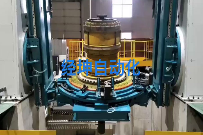礦卡電動輪自動翻轉台