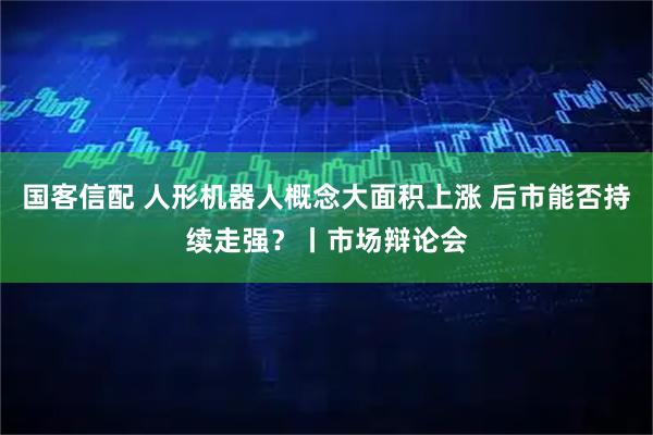 国客信配 人形机器人概念大面积上涨 后市能否持续走强？丨市场辩论会